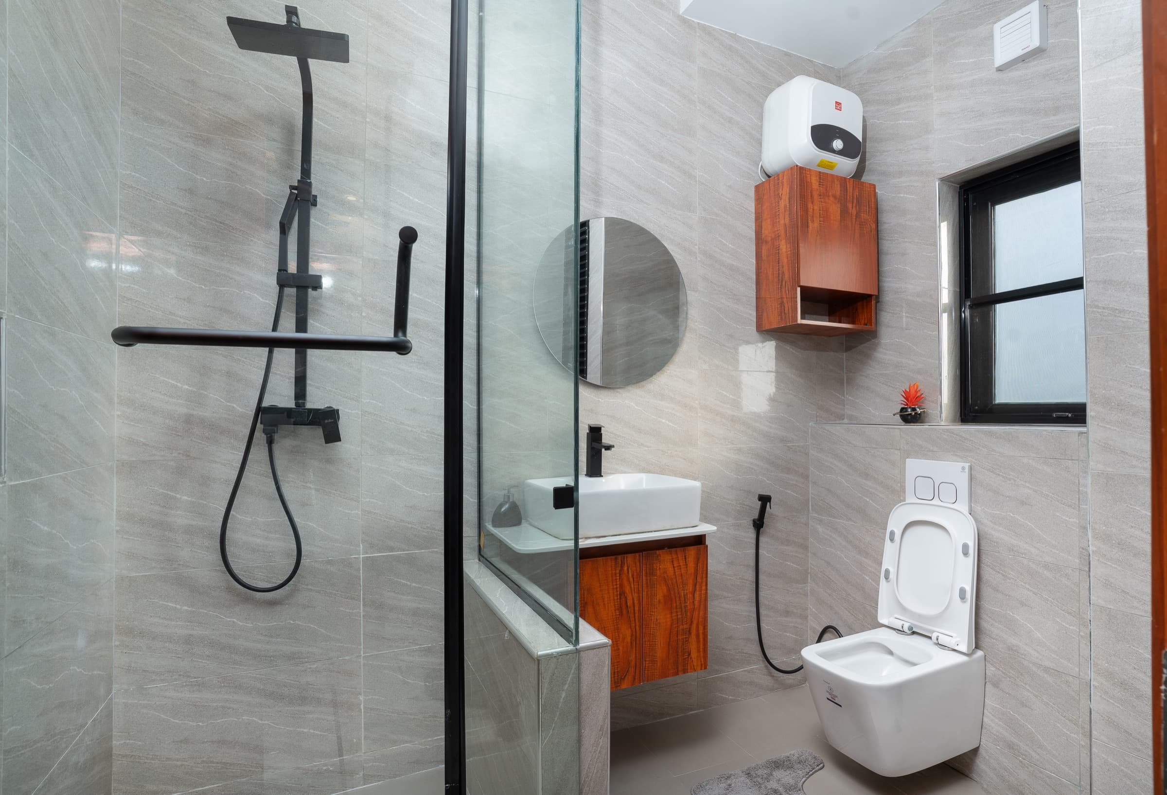 Third en-suite bathroom with rainfall shower